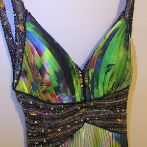 Prom pageant formal full length gown